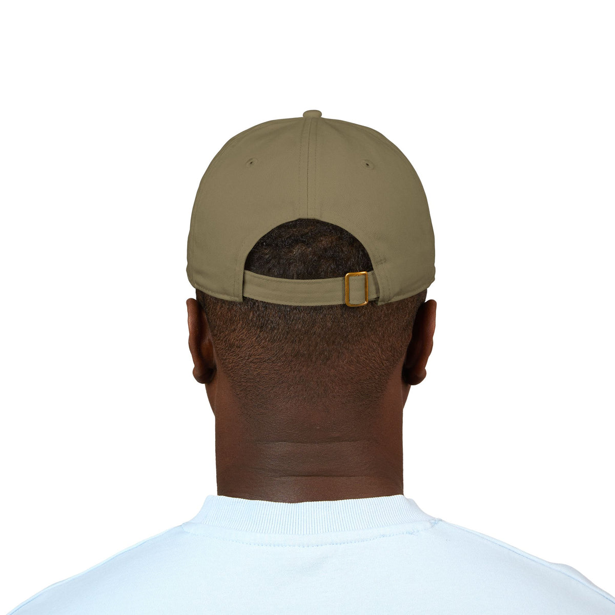Embroidered "Make Love Not War" Organic Baseball Cap