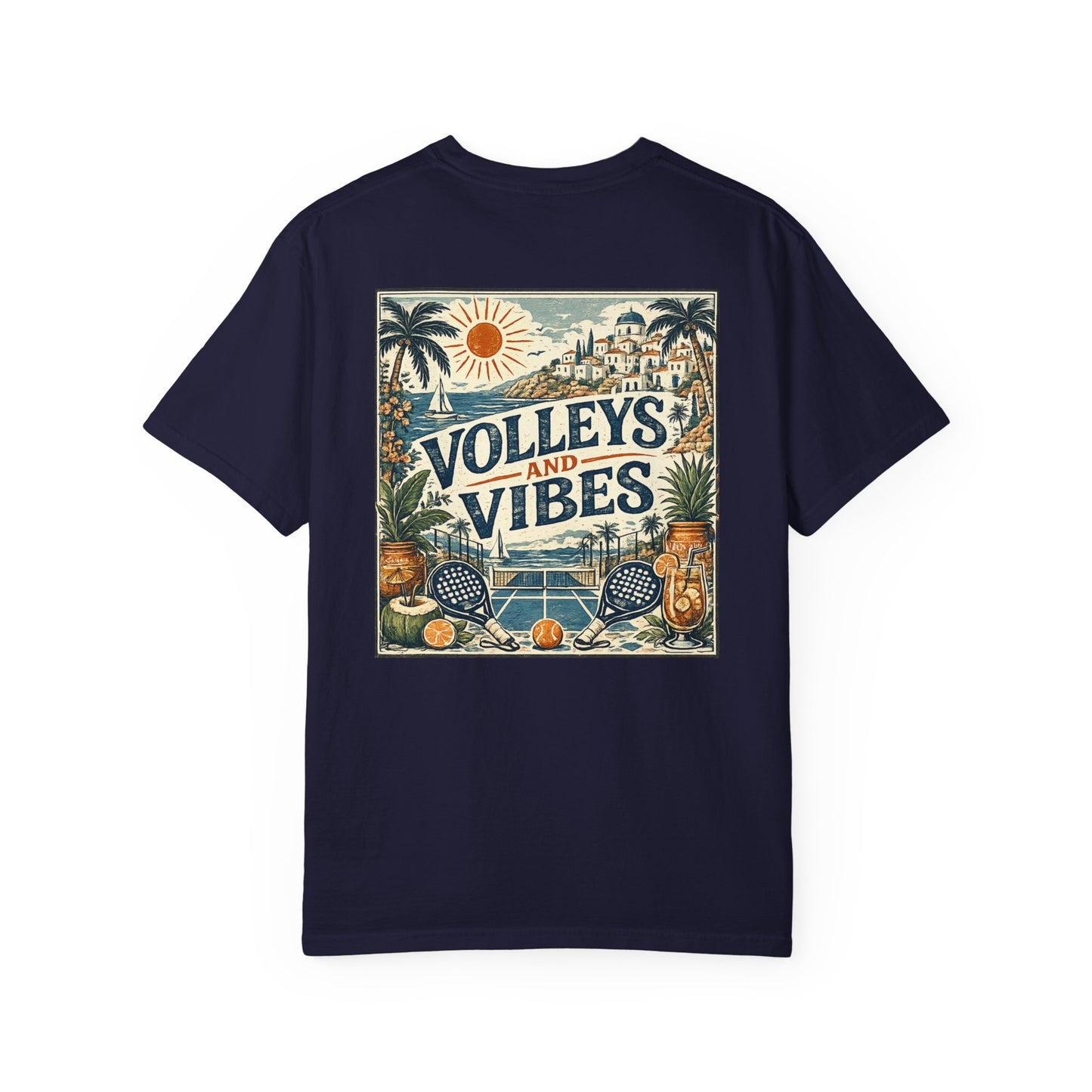Volleys and Vibes Retro T-Shirt