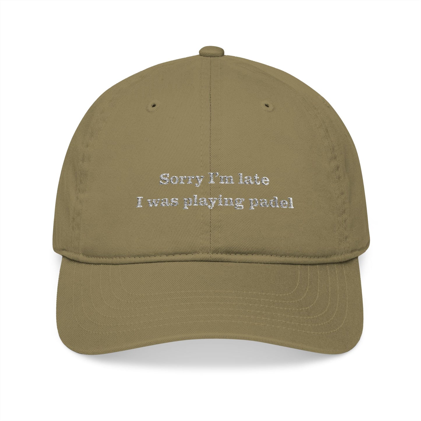 Sorry I'm late I was playing padel - Baseball Cap