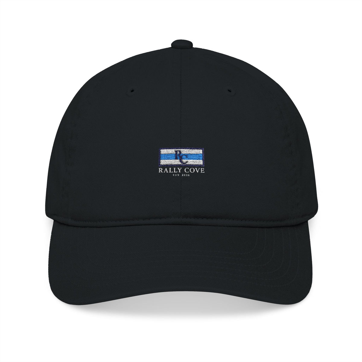 Embroidered Baby Corps Flag Baseball Cap — Organic Cotton Dad & Newborn Gift