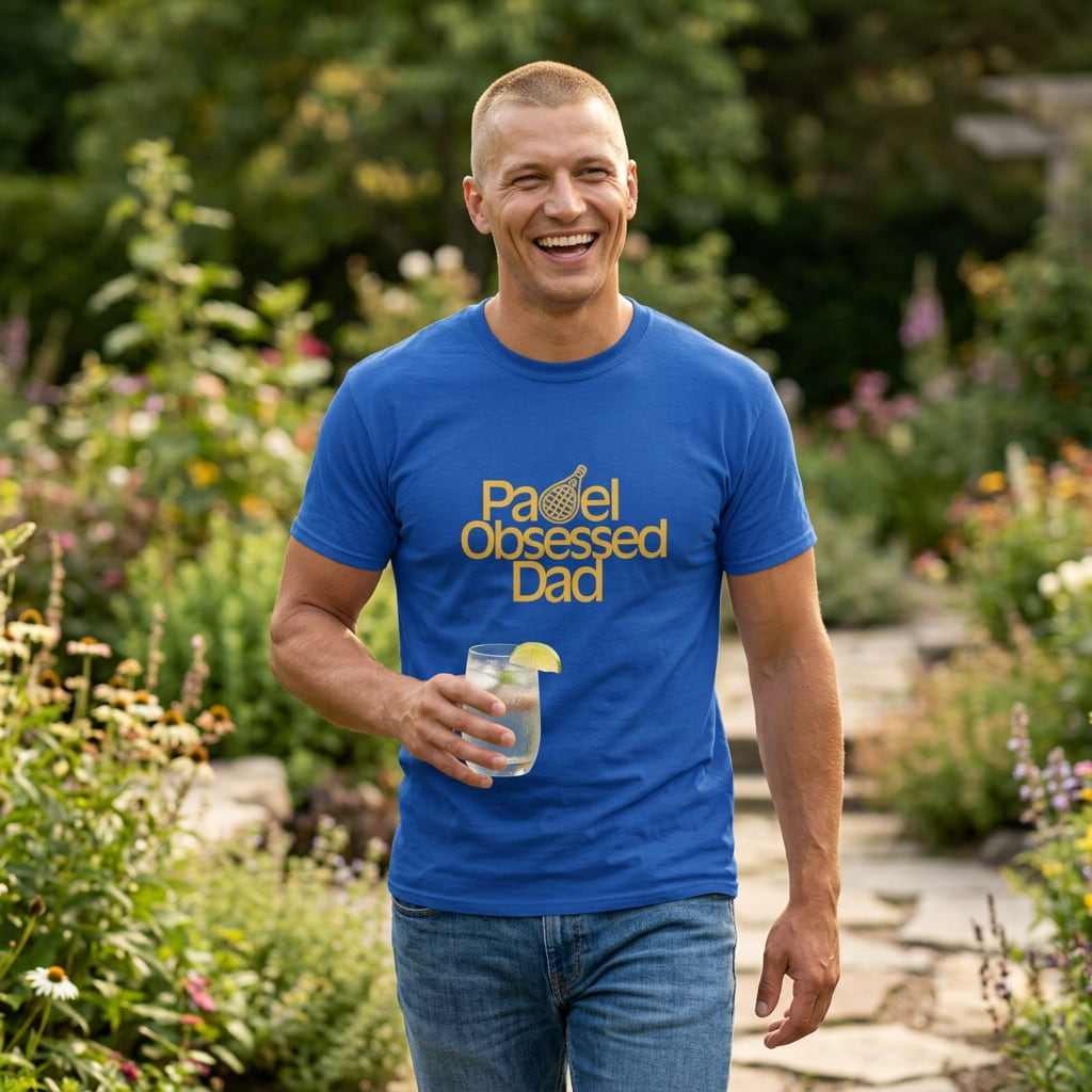 Padel Obsessed Dad T-Shirt