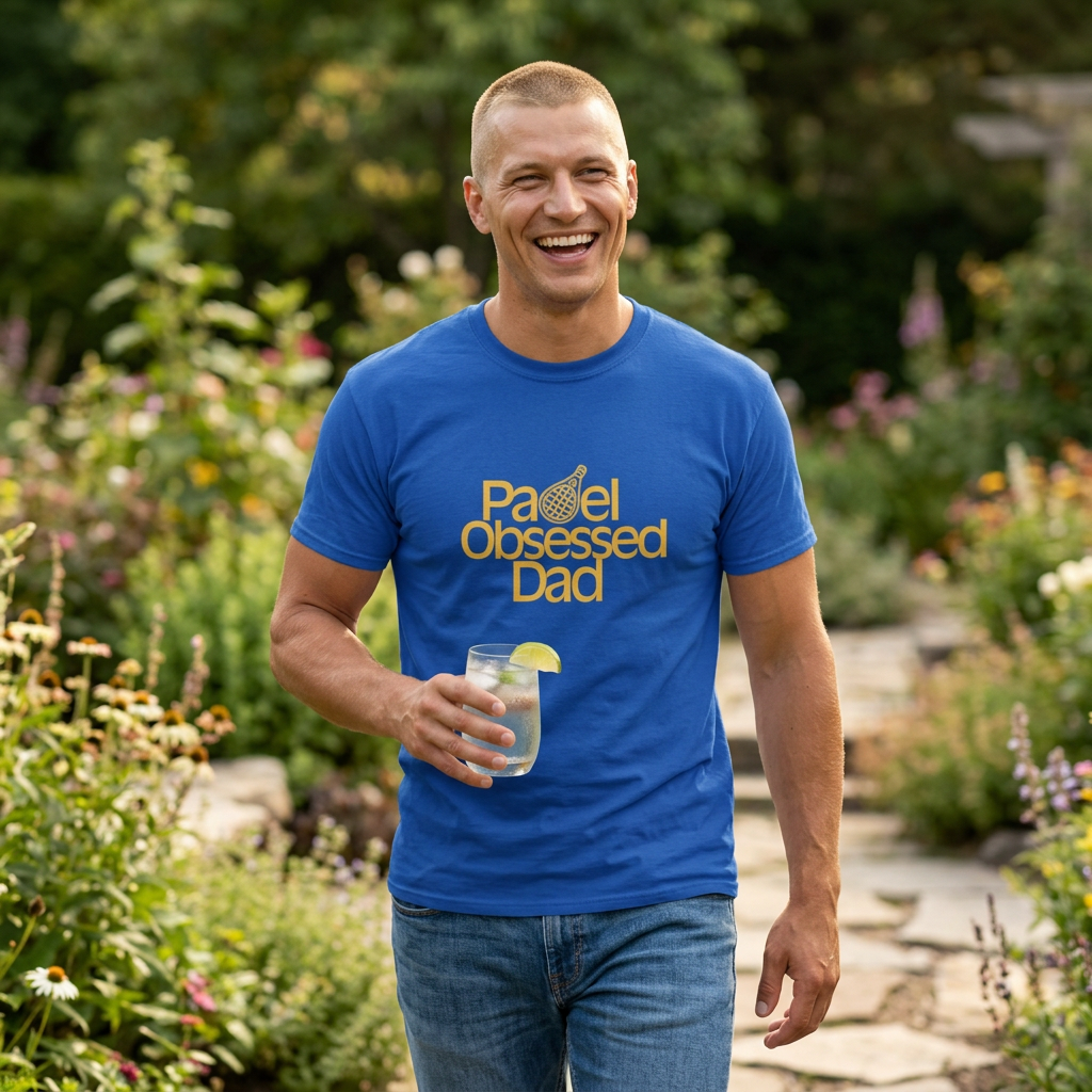 Padel Obsessed Dad T-Shirt
