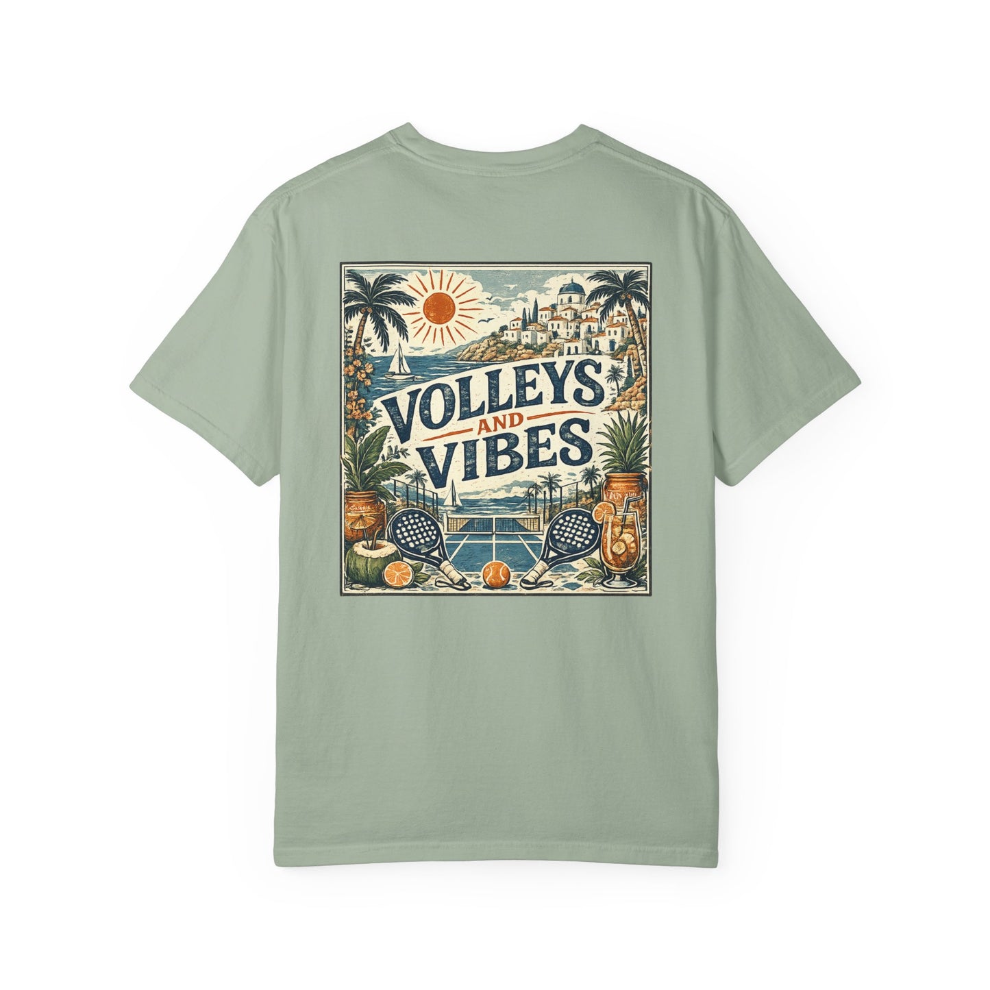 Volleys and Vibes Retro T-Shirt