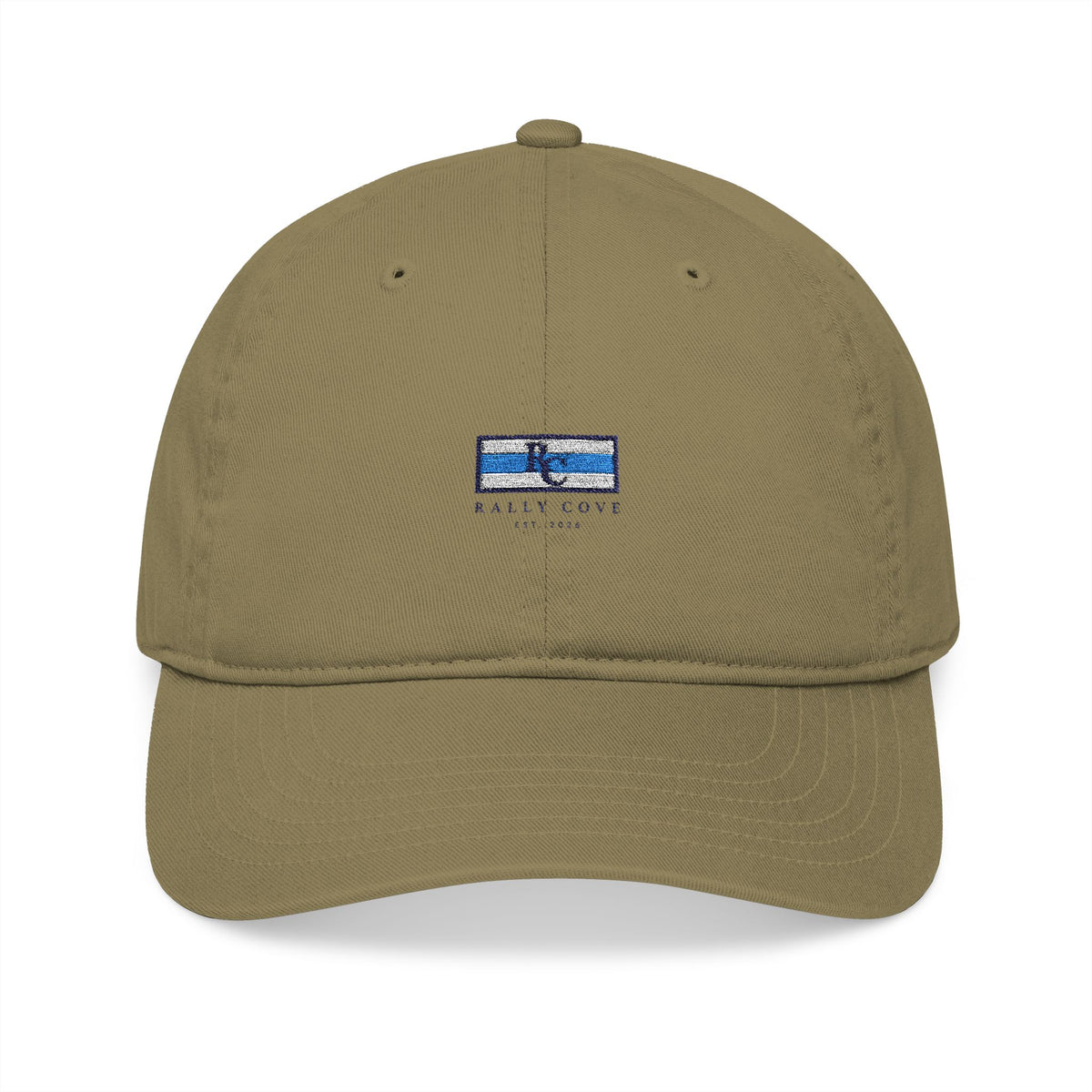 Embroidered "Make Love Not War" Organic Baseball Cap
