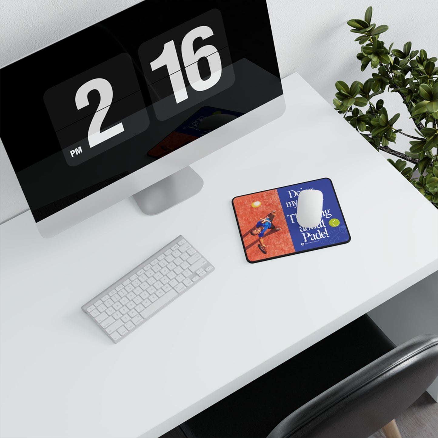 Thinking About Padel desk mouse pad