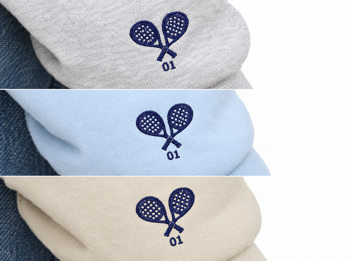 Embroidered Court 01 Sweatshirt